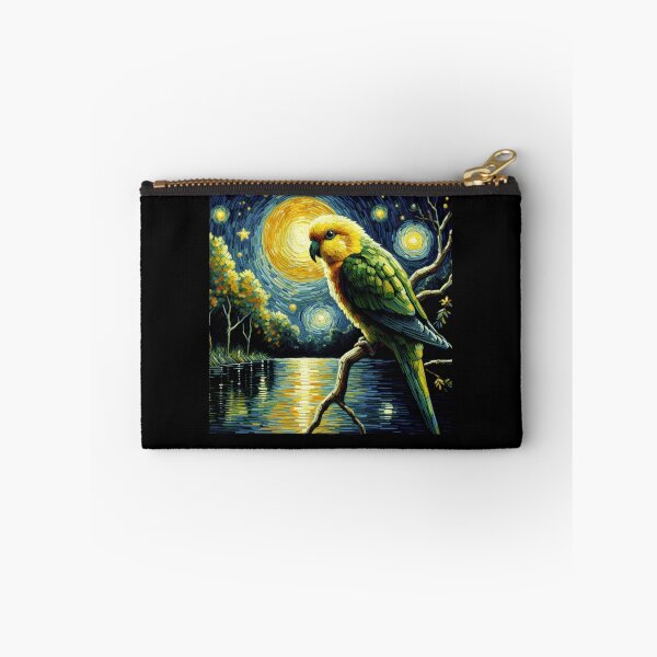 Item preview, Starry Night Yellow Headed Parrot Van Gogh Bird Lover designed and sold by Kimberley King Art  King Art.