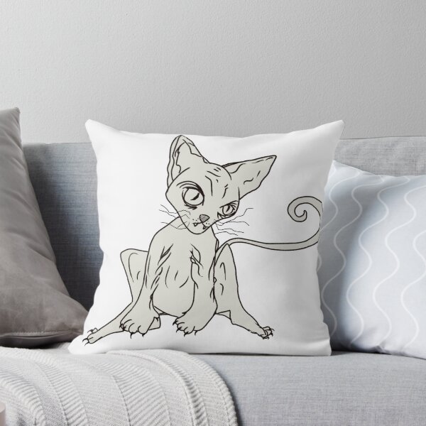 Artikelvorschau, monochrome Sphinxkatze entworfen und verkauft von Kalhanne.