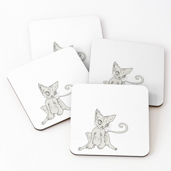 Artikelvorschau, monochrome Sphinxkatze entworfen und verkauft von Kalhanne.