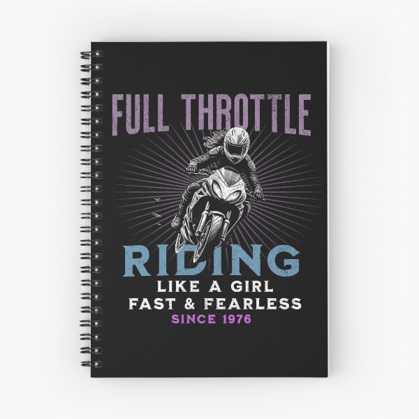 Item preview, Full Throttle - Riding Like a Girl Since 1976 designed and sold by LegendaryDesigns.