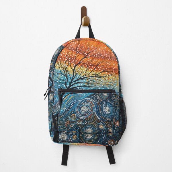 Item preview, Aboriginal Inspired Dot Art - Warmth Cold Wood designed and sold by GrinGalore.