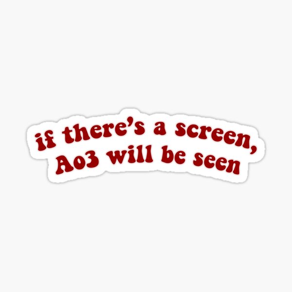 Item preview, If there's a screen Ao3 will be seen designed and sold by rachelsophia.