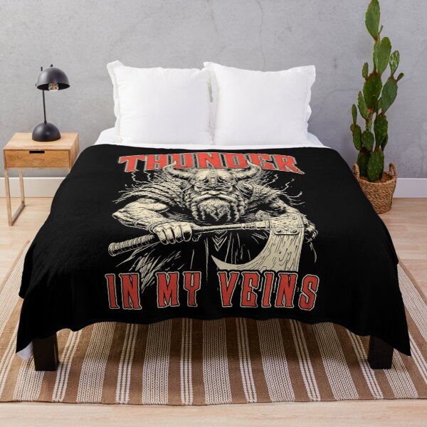 Item preview, Viking Warrior Thunder In My Veins Norse Mythology Valhalla designed and sold by GrandeDuc.