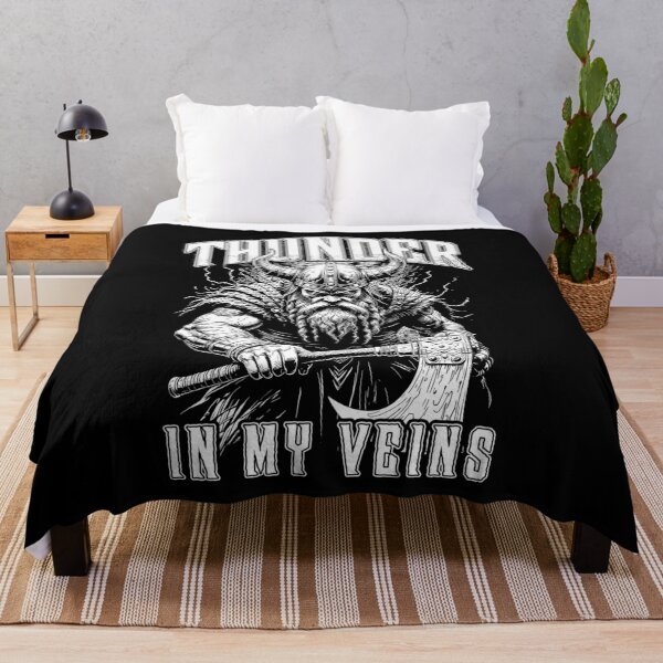Item preview, Viking Warrior Thunder In My Veins Norse Mythology Valhalla designed and sold by GrandeDuc.