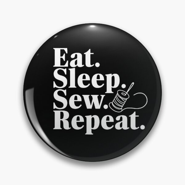 Item preview, Eat. Sleep. Sew. Repeat. designed and sold by MagicWander.