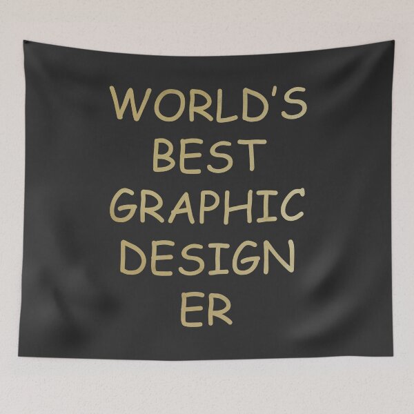 Item preview, World's BEST Graphic Design-er *in gold* designed and sold by vpagedesign.