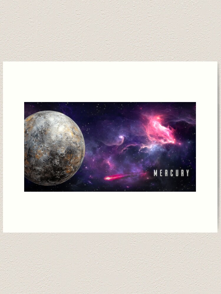 Thumbnail 1 of 3, Art Print, EndeavourOS Mercury Wallpaper designed and sold by EndeavourOS.