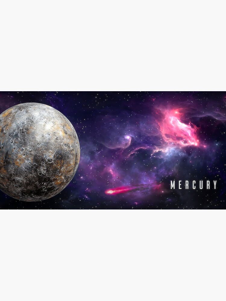 Thumbnail 3 of 3, Art Print, EndeavourOS Mercury Wallpaper designed and sold by EndeavourOS.