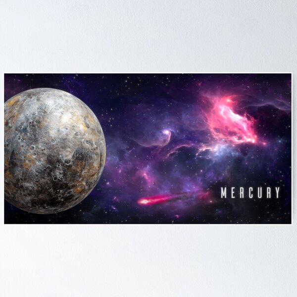 Item preview, EndeavourOS Mercury Wallpaper designed and sold by EndeavourOS Swag.