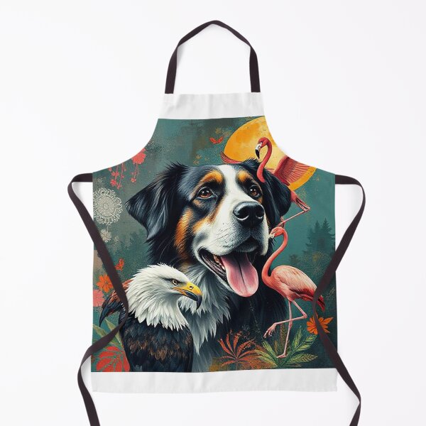 Item preview, Dog and eagle and flamingoes  designed and sold by Terry Collett.