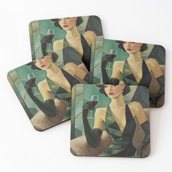 Item preview, 1340 Elegant Woman In Gloves designed and sold by nikoart001.