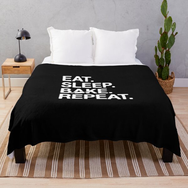 Item preview, Eat. Sleep. Bake. Repeat. designed and sold by MagicWander.
