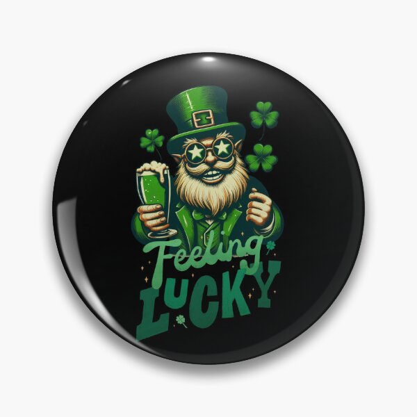 Item preview, Feeling Lucky Saint Patrick's Day Funny Leprechaun designed and sold by DarekShop.