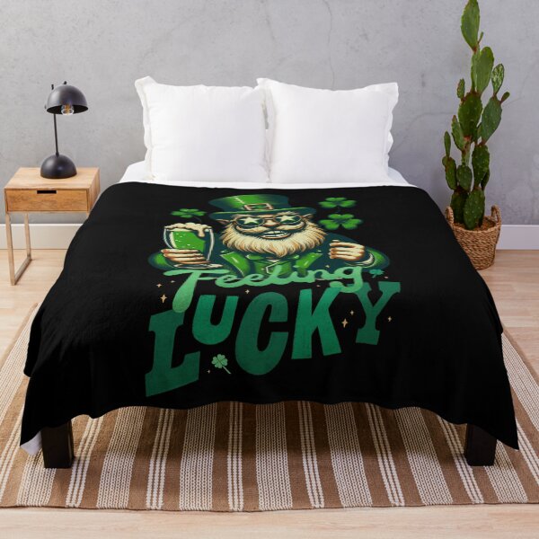 Item preview, Feeling Lucky Saint Patrick's Day Funny Leprechaun designed and sold by DarekShop.
