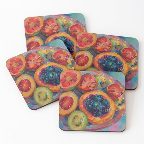 Item preview, Surreal Fruit Fantasy – Colorful Abstract Artwork designed and sold by Moss and Moon Studio.
