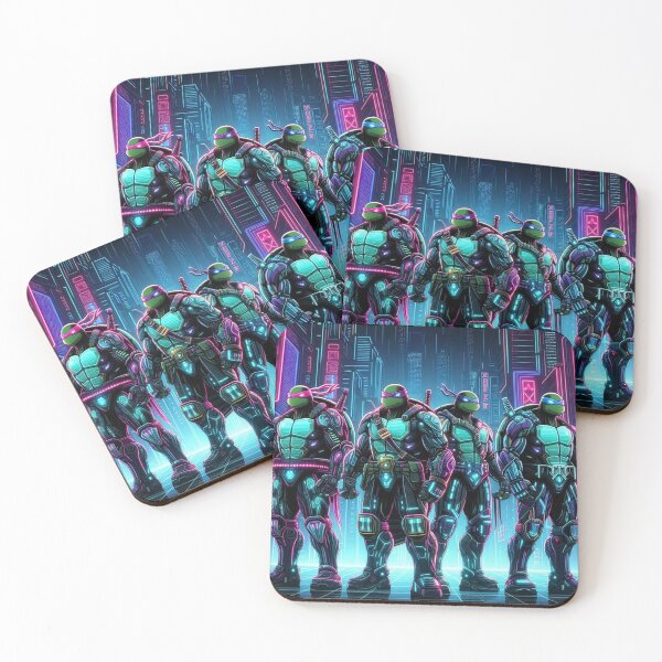 Item preview, Neon Turtles: Cyberpunk Ninja Warriors designed and sold by JOshopx.
