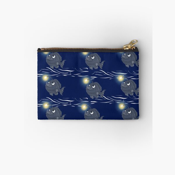 Item preview, Brave Little Anglerfish Seamless Pattern designed and sold by SpiritedArtwork.