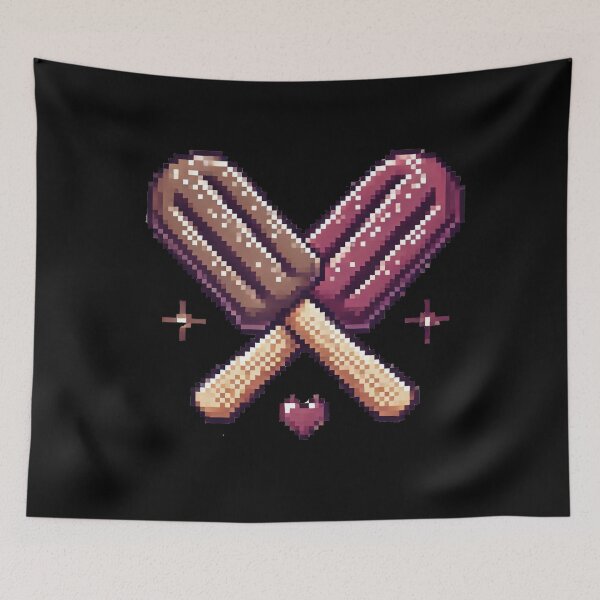 Item preview, Just  Taupe & Deep Plum Ice Cream Bars designed and sold by Fontible.