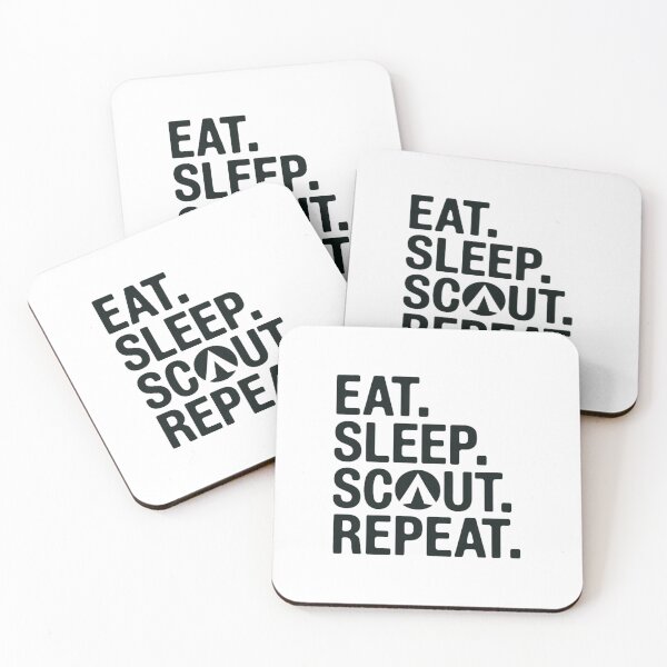 Item preview, Eat. Sleep. Scout. Repeat. designed and sold by MagicWander.