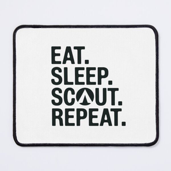 Item preview, Eat. Sleep. Scout. Repeat. designed and sold by MagicWander.