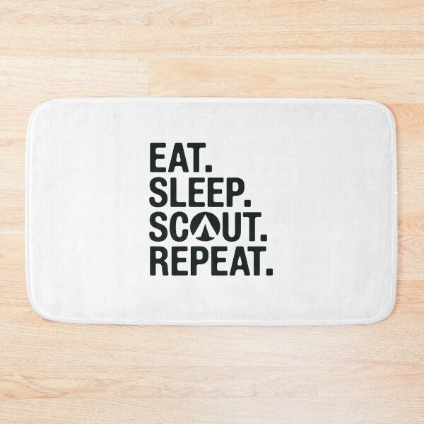 Item preview, Eat. Sleep. Scout. Repeat. designed and sold by MagicWander.