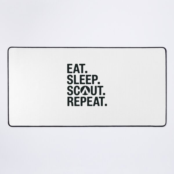 Item preview, Eat. Sleep. Scout. Repeat. designed and sold by MagicWander.