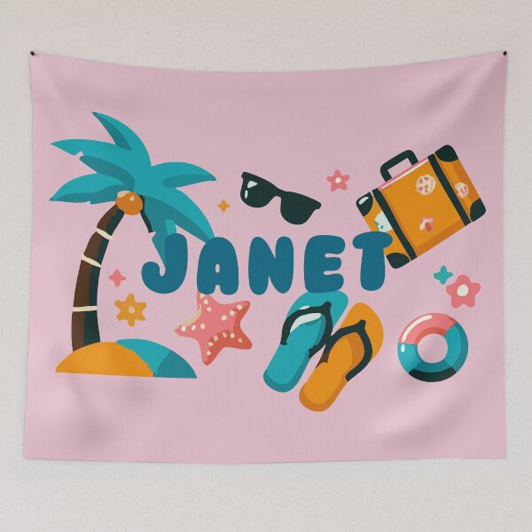 Artikelvorschau, Name Janet - personalisiert entworfen und verkauft von karolinahinc.
