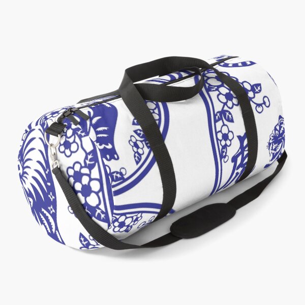 Item preview, Lucky sign Blue tiger Beautiful flowers Chinese paper cutting art and designs designed and sold by Bspaces.