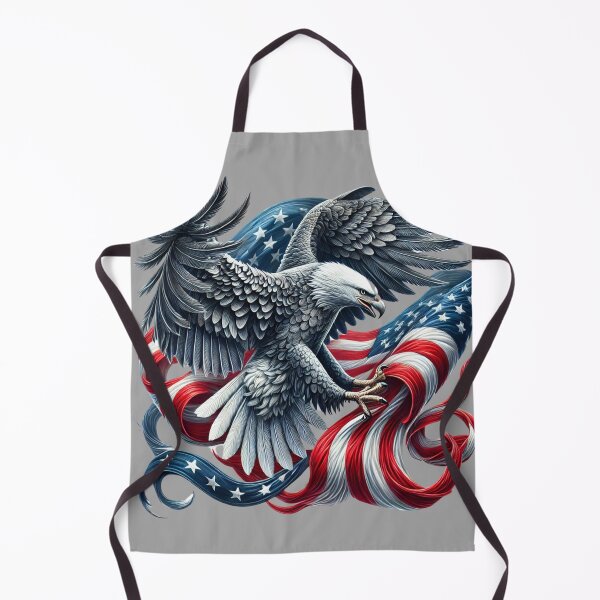 Item preview, Majestic American Eagle with a National Flag of USA designed and sold by BestDetailer.