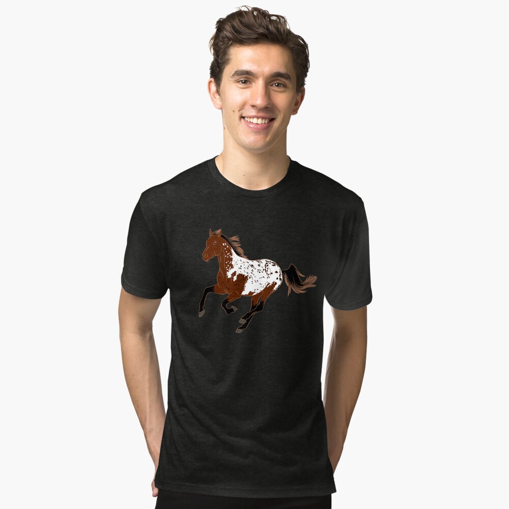 Aperçu de l'œuvre T-shirt chiné créée et vendue par WebEquitation.