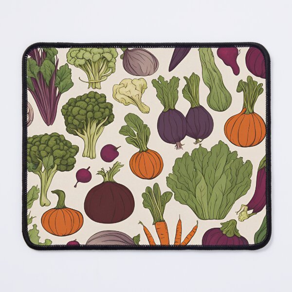 Item preview, Earthy Illustrated Vegetables designed and sold by poppet103.