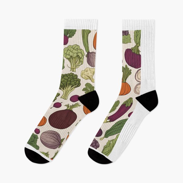 Item preview, Earthy Illustrated Vegetables designed and sold by poppet103.