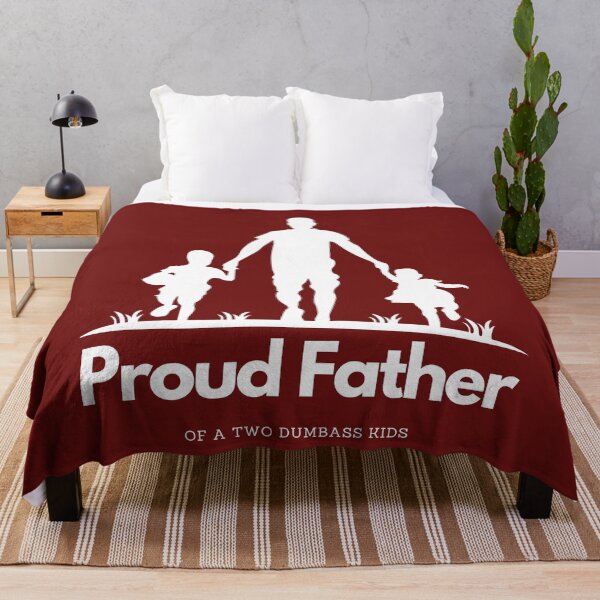 Item preview, Proud father of Two Dumbass Kids designed and sold by ZaniokoDesign.