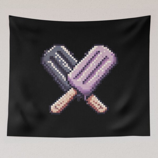 Item preview, Just Charcoal & Soft Lilac Ice Cream Bars designed and sold by Fontible.