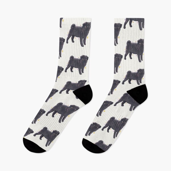 Item preview, Black pug designed and sold by Mayarartsy.
