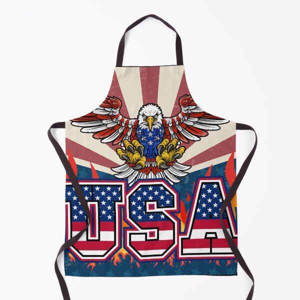 Item preview, USA Bald eagle, USA Flag. Fire, sun, rays. Power of USA designed and sold by ZaniokoDesign.