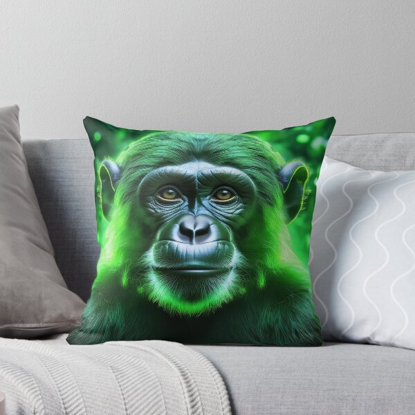 Item preview, Green | Glowing Neon Monkey Collection | Hyperrealistic designed and sold by monkeybusiness.pt.