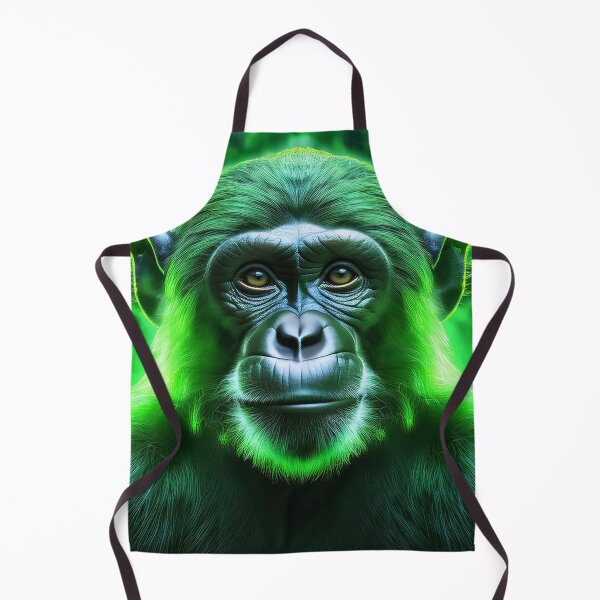 Item preview, Green | Glowing Neon Monkey Collection | Hyperrealistic designed and sold by monkeybusiness.pt.