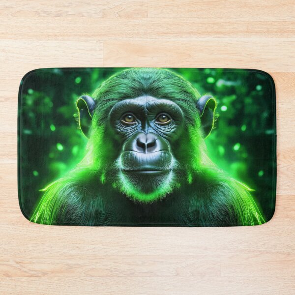Item preview, Green | Glowing Neon Monkey Collection | Hyperrealistic designed and sold by monkeybusiness.pt.