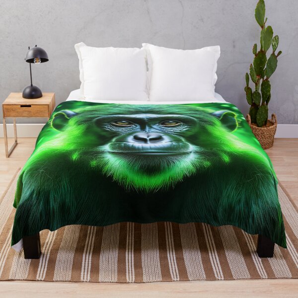 Item preview, Green | Glowing Neon Monkey Collection | Hyperrealistic designed and sold by monkeybusiness.pt.