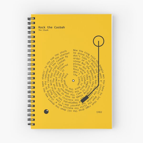 Item preview, Rock the Casbah, The Clash - Lyrics Poster designed and sold by MancBusyBee.