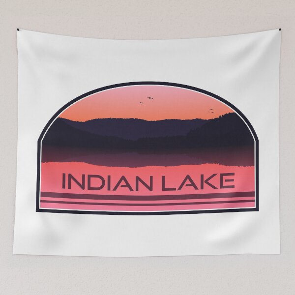 Item preview, Indian Lake New York Red Sunrise designed and sold by Esskay Designs.