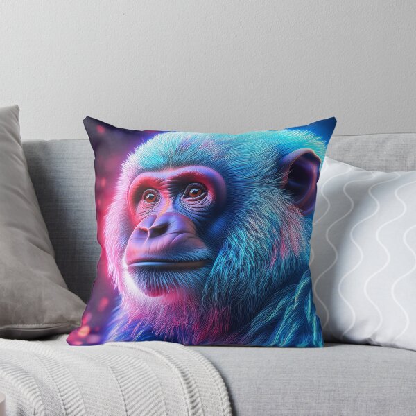 Item preview, Baby Blue | Glowing Neon Monkey Collection | Hyperrealistic designed and sold by monkeybusiness.pt.