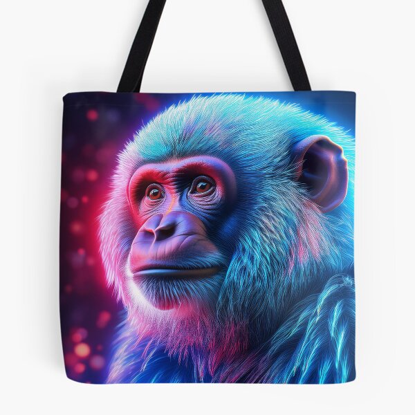 Item preview, Baby Blue | Glowing Neon Monkey Collection | Hyperrealistic designed and sold by monkeybusiness.pt.