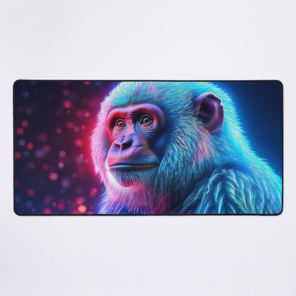 Item preview, Baby Blue | Glowing Neon Monkey Collection | Hyperrealistic designed and sold by monkeybusiness.pt.
