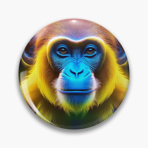 Item preview, Tropical | Glowing Neon Monkey Collection | Hyperrealistic designed and sold by monkeybusiness.pt.