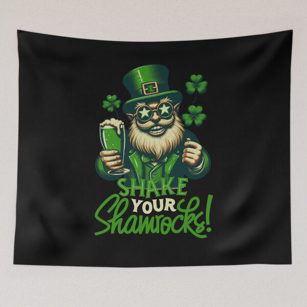 Item preview, Shake Your Shamrocks Saint Patrick's Day Funny Leprechaun designed and sold by DarekShop.