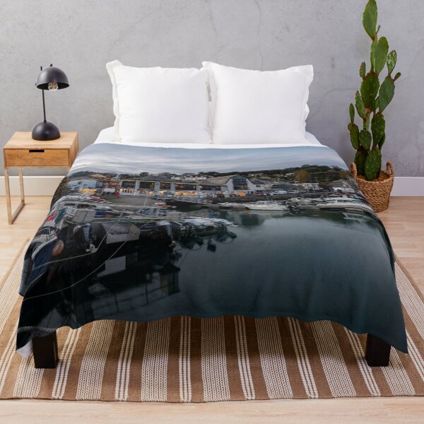Item preview, Padstow Town and harbour twilight  designed and sold by hawkie.