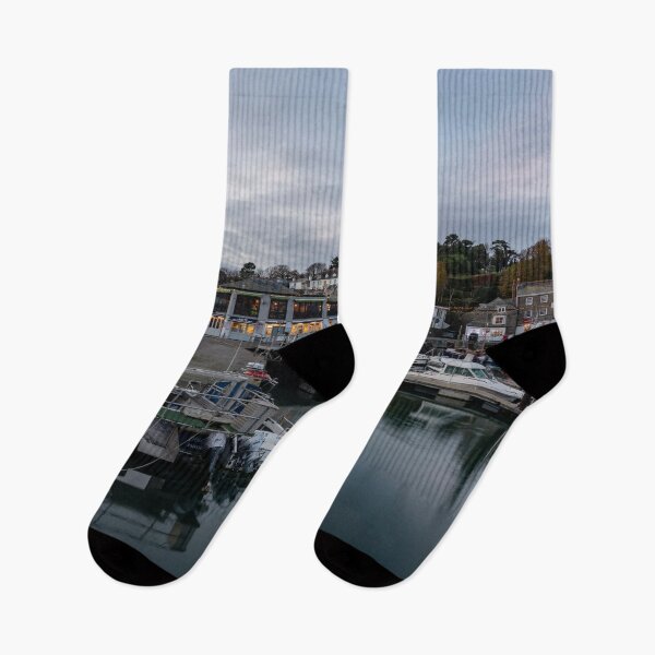 Item preview, Padstow Town and harbour twilight  designed and sold by hawkie.