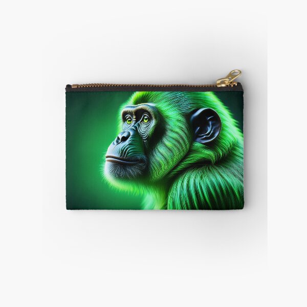 Item preview, Green Lines | Glowing Neon Monkey Collection | Hyperrealistic designed and sold by monkeybusiness.pt.